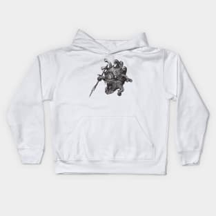 Eye Monster - Beholder - Spear Kids Hoodie